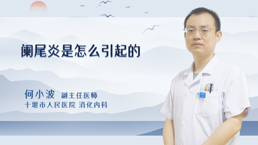 阑尾炎是怎么引起的