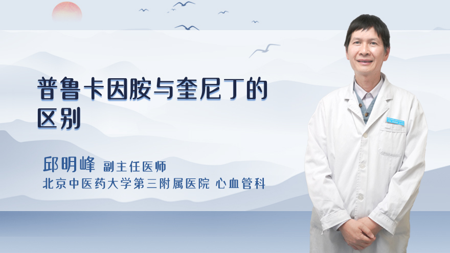 普鲁卡因胺与奎尼丁的区别