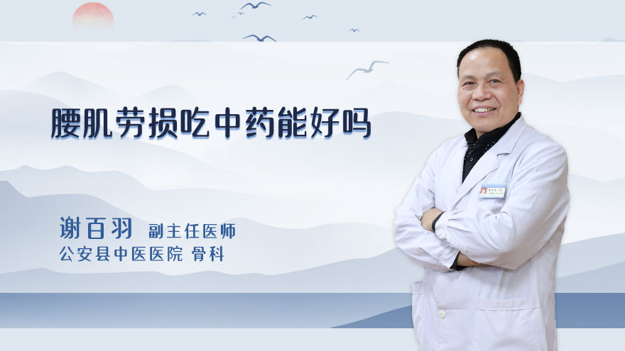 腰肌劳损吃中药能好吗