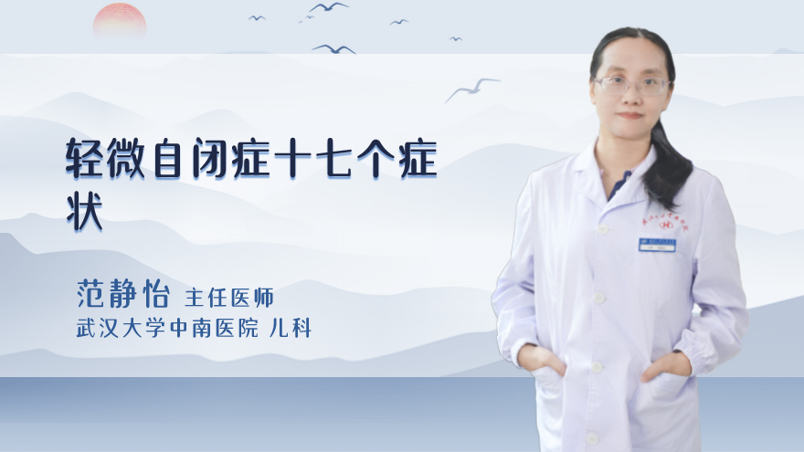 轻微自闭症十七个症状